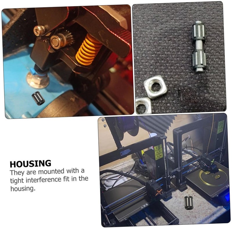 50Pcs Black Full Complement Radial Needle Roller Bearings Thin Walled Cup Low Cross Section Cage Assembly - Image 4